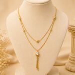 22K Pure Design Gold Pendant for Women