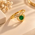 Green Diamond Ring for Women