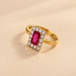Stylish Pink Diamond Ring for Women